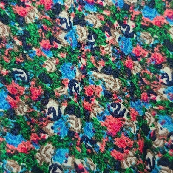 Three Seasons Maternity Sundress Navy Floral Chiffon Hi-Lo Midi Mom Tank Dress - Picture 5 of 9